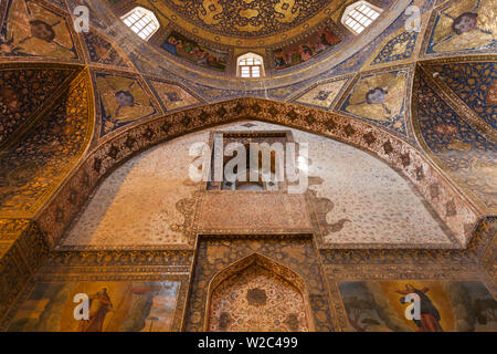 Iran, Central Iran, Esfahan, Betlemme Chiesa Armena, interno Foto Stock