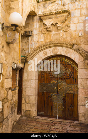 Israele, Gerusalemme, Quartiere Ebraico, la Sinagoga porta Foto Stock