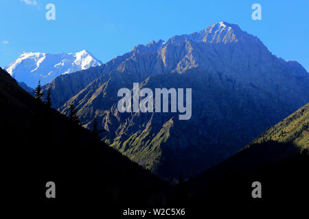 Altyn Arashan valley, Issyk Kul oblast, Kirghizistan Foto Stock