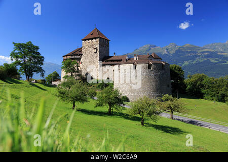 Il Liechtenstein Vaduz, Vaduz (Castello Schloss Vaduz) Foto Stock