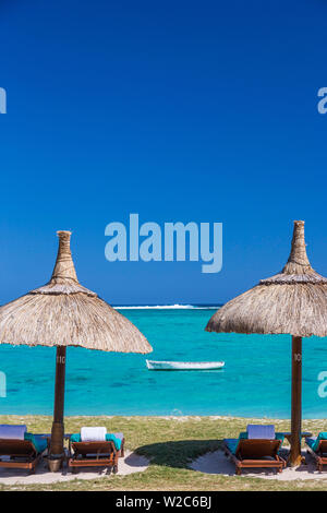 Beachcomber Dinarobin Hotel, Le Morne Brabant Penisola, Black River (Riviere Noire), costa Ovest, Maurizio Foto Stock