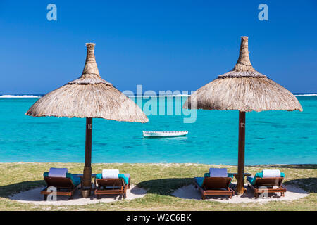 Beachcomber Dinarobin Hotel, Le Morne Brabant Penisola, Black River (Riviere Noire), costa Ovest, Maurizio Foto Stock