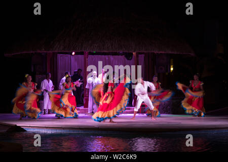 Sega di danza, Trou d'Eau Douce, Flacq, East Coast, Mauritius Foto Stock