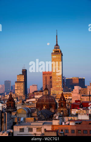 Messico, Città del Messico, la Torre Latinoamericana, Torre Latinoamericana, Landmark, Skyline Foto Stock