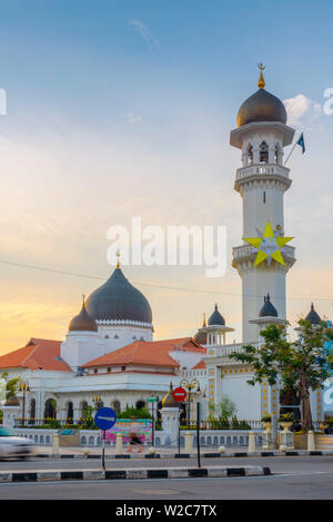Malaysia, Penang, Georgetown, Jalan Masjid Kapitan Keling (Pitt Street), Kapitan Keling Mosque (Masjid Kapitan Kelling) Foto Stock