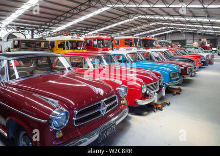 Nuova Zelanda, Isola del Sud, Otago, Wanaka, il trasporto nazionale e il Museo del giocattolo, auto d'epoca Foto Stock