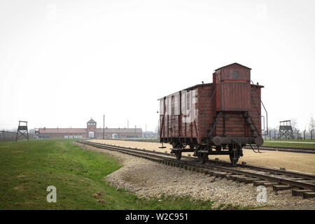 Ll di Auschwitz Birkenau Campo di concentramento Brzezinka, Polonia, Europa Foto Stock