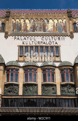 La Romania, Transilvania, Targu Mures, Cultura Palazzo, esterna Foto Stock