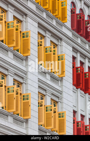 Singapore, edificio MITA, Ministero delle informazioni e delle Arti, ospitato nella ex caserma di polizia Foto Stock