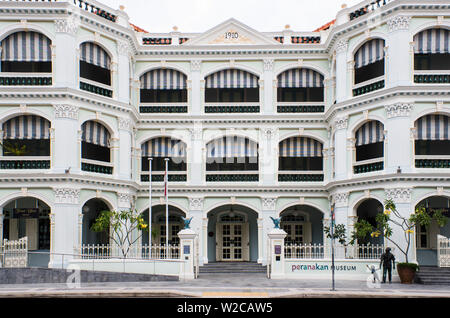 Singapore, Museo Peranakan, Museo storico di stretto-nato locali, esterna Foto Stock