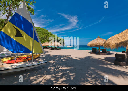 Caraibi, St Lucia, Soufriere, Anse Chastanet, Anse Chastanet Beach Foto Stock