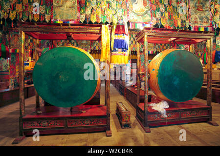 Monastero di Tsurphu, Prefettura di Lhasa, in Tibet, in Cina Foto Stock