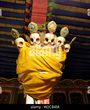 Monastero di Tsurphu, Prefettura di Lhasa, in Tibet, in Cina Foto Stock