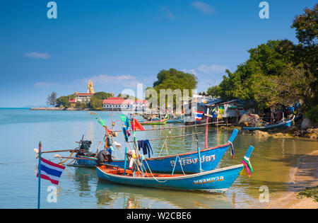 Barche da pesca, Bo Phut, Koh Samui, Thailandia Foto Stock