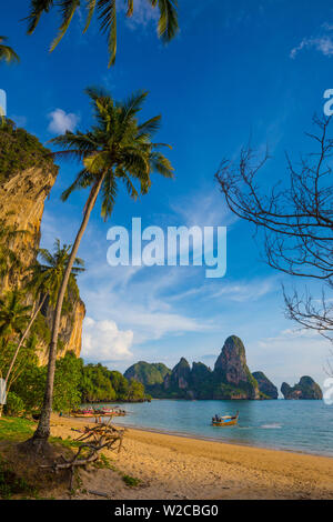 Tonsai Bay, Railay Penisola, Provincia di Krabi, Thailandia Foto Stock