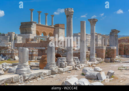 Basilica di San Giovanni, Efeso, Selcuk, provincia di Izmir, Turchia Foto Stock