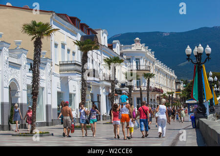 Ucraina, Crimea, Yalta, terrapieno di Yalta Foto Stock