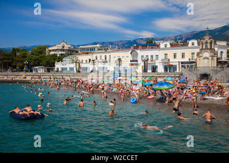 Ucraina, Crimea, Yalta, terrapieno di Yalta Foto Stock