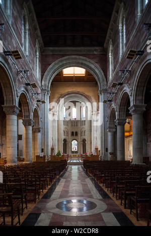 Regno Unito e Irlanda del Nord, Belfast, Cattedrale di S. Anna, interno Foto Stock