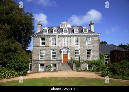 Sausmarez Manor, St. Martins, Guernsey, Isole del Canale Foto Stock