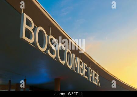 Regno Unito, Inghilterra, Dorset, Bournemouth, Boscombe Pier Foto Stock