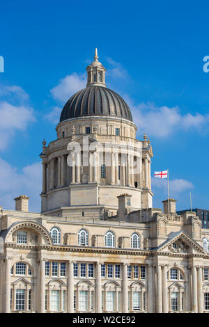 Regno Unito, Inghilterra, Merseyside, Liverpool, il porto di Liverpool edificio - uno dei tre edifici grazie Foto Stock