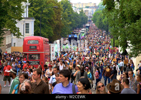 Carnevale di Notting Hill, London, Regno Unito Foto Stock