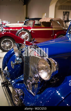 Stati Uniti d'America, Maine, gufi Testa, gufi testa Transportation Museum, 1937 MG VA Foto Stock