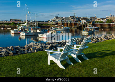 Stati Uniti d'America, Maine, Ogunquit, Perkins Cove, Boat Harbour Foto Stock