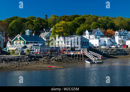 Stati Uniti d'America, Maine, Boothbay Harbor, granaio modo negozi Foto Stock