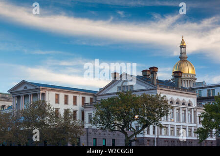 Stati Uniti d'America, New Jersey, Trenton, New Jersey State Capitol dome Foto Stock