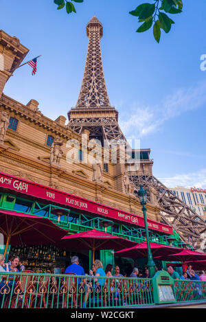 Stati Uniti d'America, Nevada, Las Vegas Strip, Paris Las Vegas Hotel e Casino Foto Stock