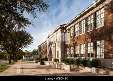 Stati Uniti d'America, Kansas, Topeka, Brown vs. Board of Education National Historic Site, sito di desegregazione scuola battaglie nel 1954, scuola elementare Monroe Foto Stock