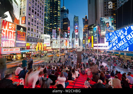 Stati Uniti d'America, New York City, Manhattan, Times Square Foto Stock