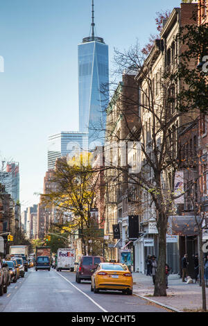 One World Trade Center da Soho di New York City, New York, Stati Uniti d'America Foto Stock