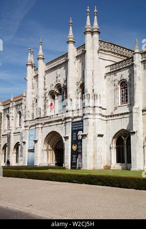 Museo archeologico, Mosteiro dos Jeronimos, Hieronymus Monastero, Sito Patrimonio Mondiale dell'UNESCO, Belem, Lisbona, Portogallo Foto Stock