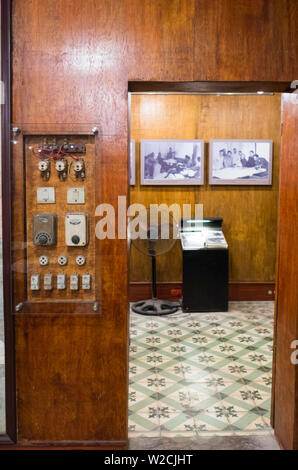 Il Vietnam, Hanoi, cittadella imperiale, metropolitana bunker militare utilizzato durante la Guerra del Vietnam, interno Foto Stock