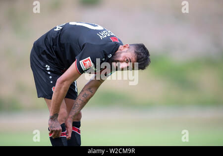 Wuppertal, Deutschland. 06 Luglio, 2019. Kerem DEMIRBAY (LEV) calcio Test Match, Wuppertaler SV (W) - Bayer 04 Leverkusen (LEV) il 06/07/2019 a Wuppertal/Germania. € | Utilizzo di credito in tutto il mondo: dpa/Alamy Live News Foto Stock