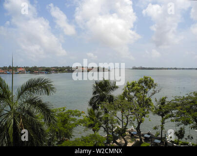 Baia di Kochi Kerala Foto Stock