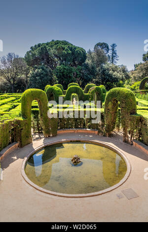Parco del Labirinto di Horta giardino, Barcellona, in Catalogna, Spagna Foto Stock