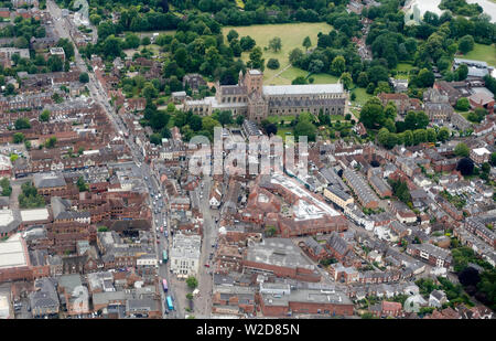 St Albans, Hertfordshire, dall'aria, sud-est dell' Inghilterra, Regno Unito Foto Stock