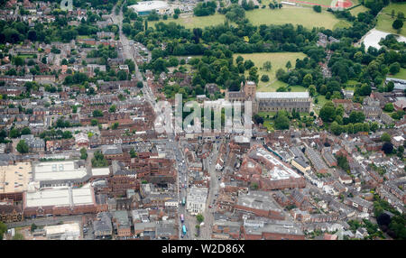 St Albans, Hertfordshire, dall'aria, sud-est dell' Inghilterra, Regno Unito Foto Stock