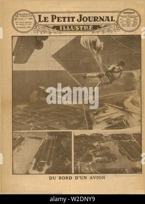 Vista da a bordo di un aereo, 1931. Creatore: sconosciuto. Foto Stock