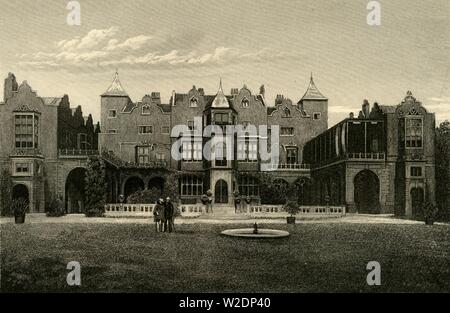 'Holland House, Kensington', C1876. Creatore: sconosciuto. Foto Stock