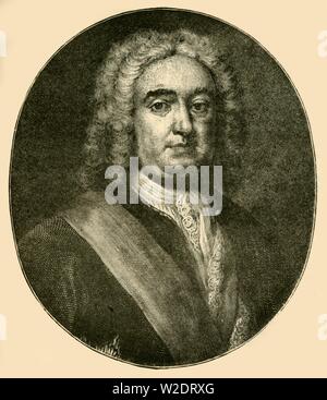 'Sir Robert Walpole', c1710-1720, (1890). Creatore: sconosciuto. Foto Stock