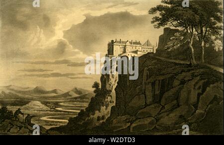 'Stirling Castle & Vale di Monteith', 1802. Creatore: sconosciuto. Foto Stock