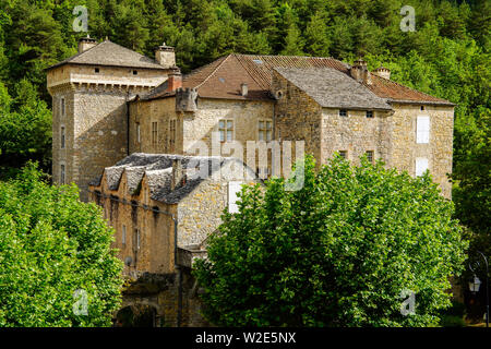 Le Château de Triadou, Peyreleau Foto Stock