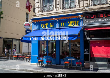 Xx secolo cafe, Les Cordeliers trimestre, Lione, Francia Foto Stock