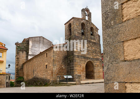 Chiesa di La Asuncion, Valverde Del Fresno, Caceres, Estremadura, Spagna Foto Stock