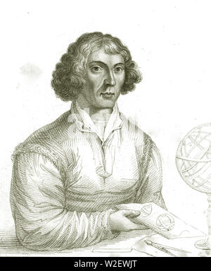 Niccolò Copernico (1473-1543) polacco del matematico e astronomo Foto Stock